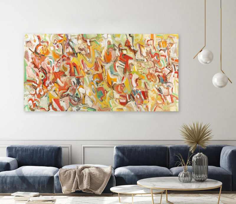 \"Lignes 1\" Giant Art 72x36 Wall Art