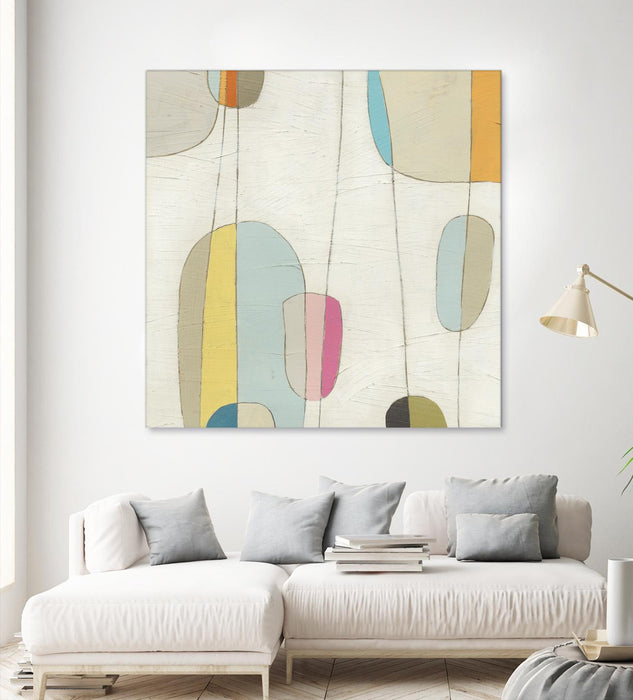 \"Molecular Motion Iv\" Giant Art 72x72 Wall Art