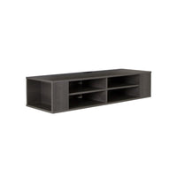 City Life Wall Mounted Media Console - Grey Maple 