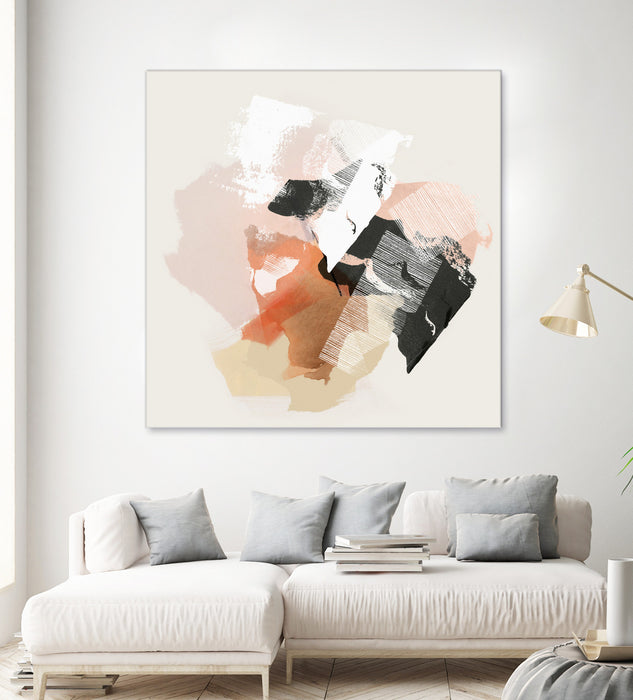 \"New Dawn I\" Giant Art 72x72 Wall Art