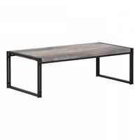 Gimetri Rectangular Coffee Table - Soft Grey 