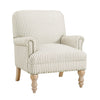 Dorel Living Jaya Accent Chair - Beige Stripe