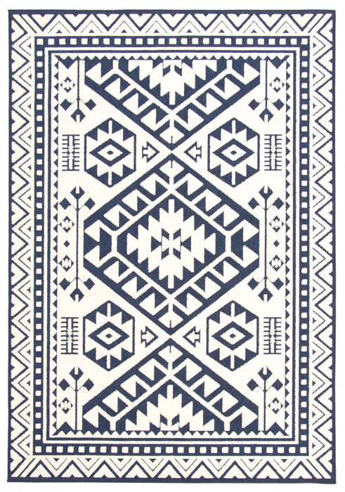Gaia Blue 6'7\" x 9'6\" Area Rug