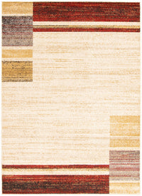 Aya Ivory-Red Area Rug - 3'11