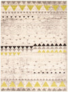 Raja Ivory-Green Area Rug - 3'11\" x 5'7\"