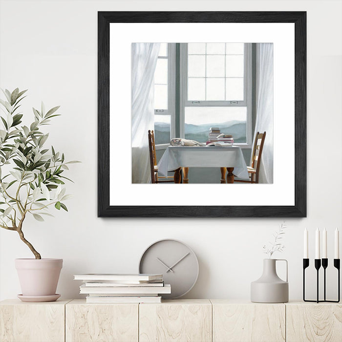 \"Accidental Scholar\" Matted and Framed Black 30x30 Wall Art
