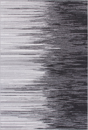 Lav Grey Waves 3x5 Area Rug