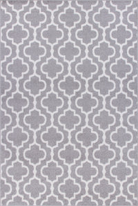 Lav Lat Grey 8x11 Area Rug