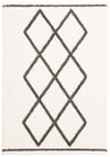 Sophia Ivory Shag 3'11\" x 6'0\" Area Rug