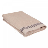 Luxury Stitch Bath Towel 30 x 60 Taupe - Set of 2 Towels