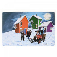 Plastic Placemat Santa's Helpers - Set of 12