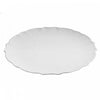 Round Serving Plate Textured White - Set of 6