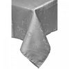 Lurex Tablecloth 60\" x 90\" Silver Reindeer