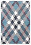 Kors Blue Machine Washable Area Rug - 5'0\" x 7'0\"