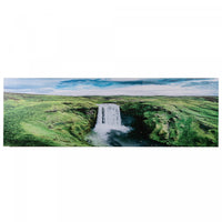 Canvas Wall Art Hidden Waterfall 18 x 55 Wall Decor