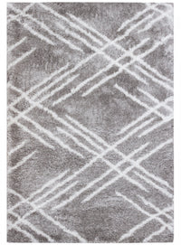 Ker Grey Lines 7x10 Area Rug