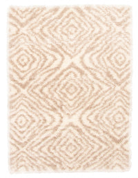 Brooklyn Dark Taupe Shag Area Rug - 5'3