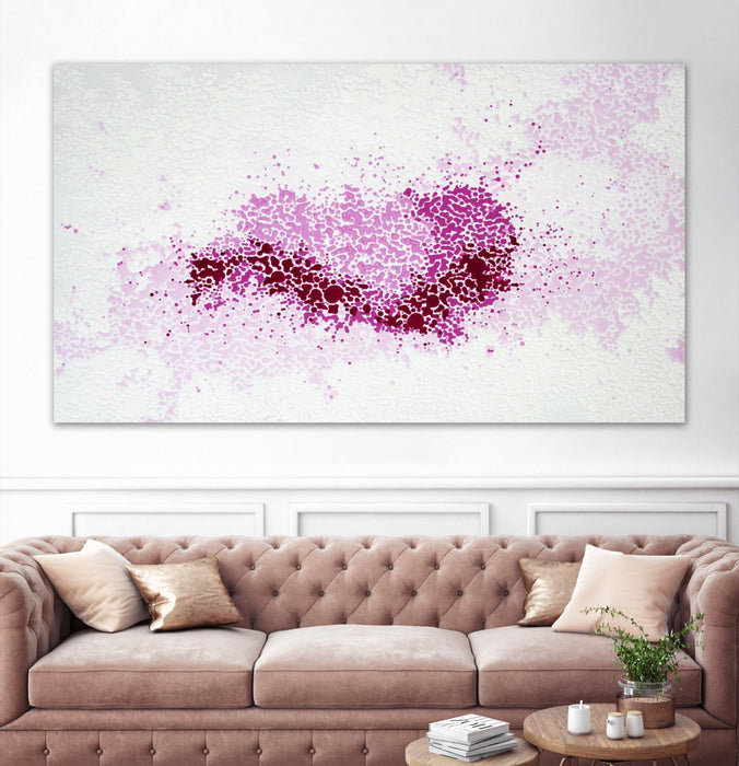 \"Hues Of Quinacridone Violet\" Giant Art 84x48 Wall Art