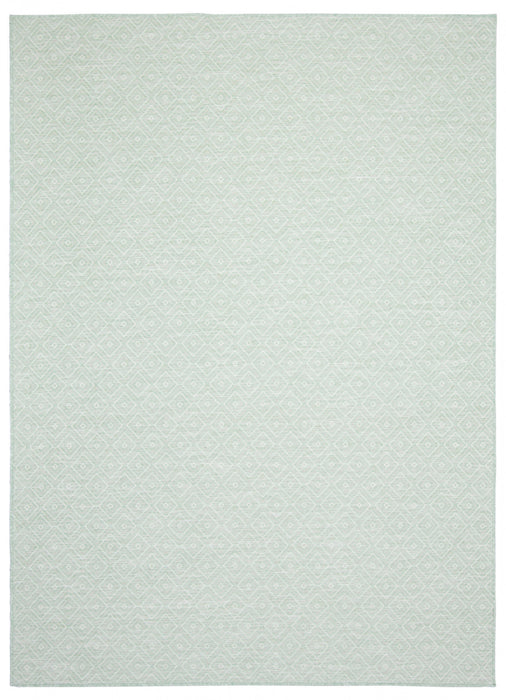 Neisha Diamond Mint Rug 6'7\" X 9'6\" Area Rug