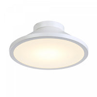 Lucida White Integrated LED Flush Mount