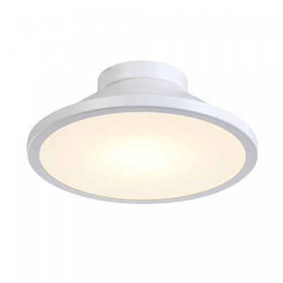 Lucida White Integrated LED Flush Mount