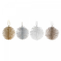 Glitter Ornament - Set of 16 Christmas Ornaments