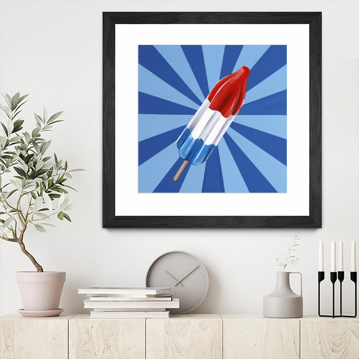 \"Daily Cravings Vi\" Matted and Framed Black 36x36 Wall Art