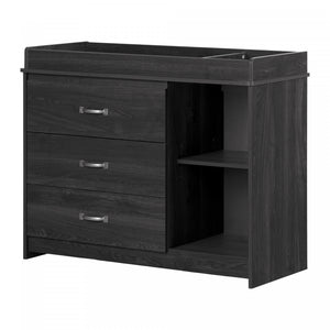 Tassio Wide Changing Table - Grey Oak