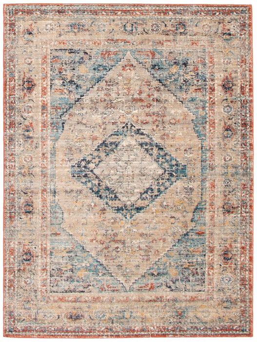 Bolivar Bijar Multi Colour Area Rug - 6'7\" x 8'6\"