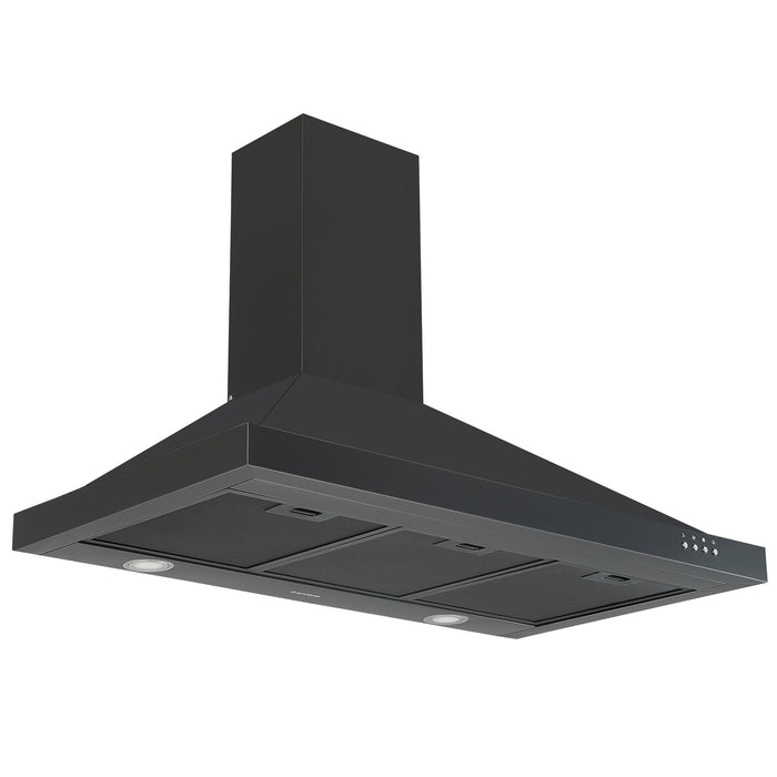 Ancona 36\" Convertible Wall-Mounted Range Hood - AN-17017BSS