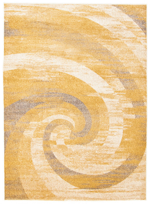 Korra Ivory / Gold 6'7\" x 9'6\" Area Rug