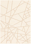 Sadie Abstract Champagne-Taupe Area Rug - 7'10\" x 10'2\"