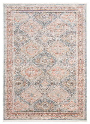 Leandra Copper/blue Rug 8'0