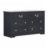 Aviron 6-Drawer Double Dresser - Blueberry