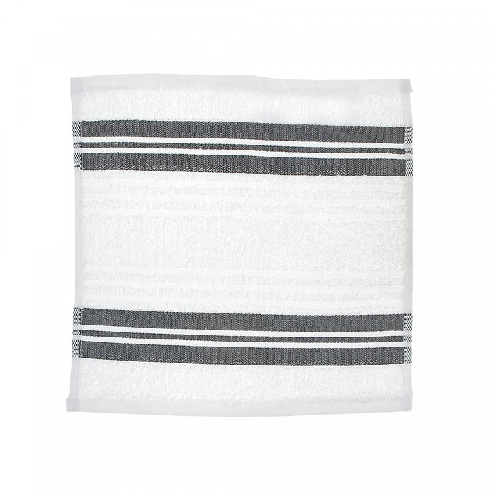 Deluxe Wash Cloth 12 x 12 White - Set of 6 Towels