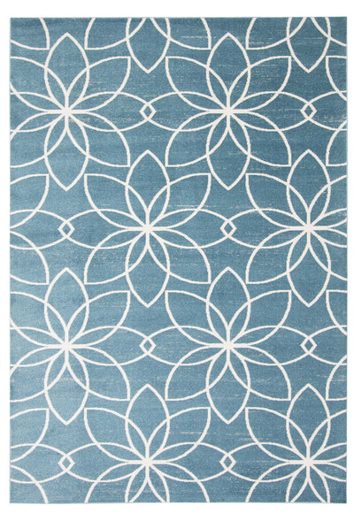 Terali Turquoise Machine Washable Area Rug - 5'0" x 7'0"