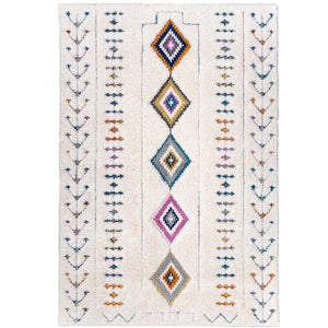 Lola Diamond Motif 5x8 Area Rug