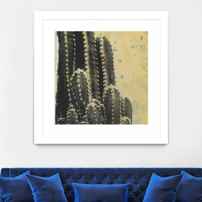 \"Desert Dreams Iv\" Matted and Framed White 30x30 Wall Art