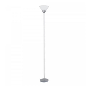 Simple Designs 1 Light Stick Torchiere Floor Lamp