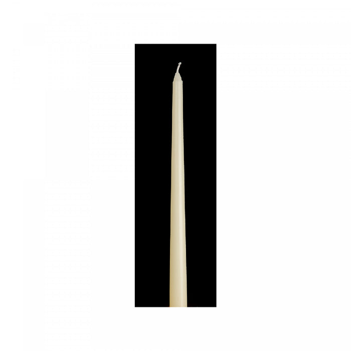 12\" Unscented Tapers Ivory - Set of 12 Candle