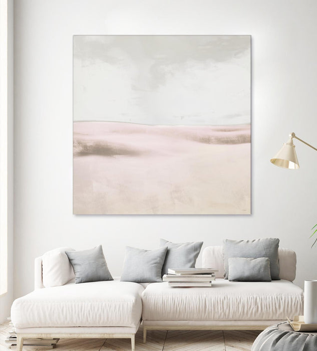 \"Blush Balance I\" Giant Art 54x54 Wall Art