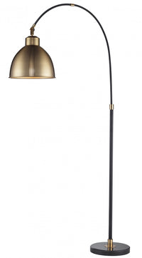 Savannah Arc Floor Lamp - Matte Black