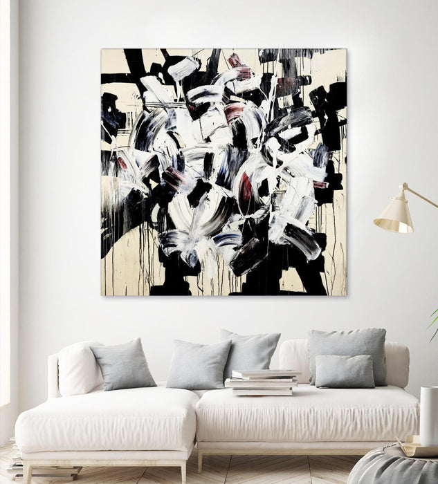 \"Racing Thoughts\" Giant Art 54x54 Wall Art