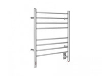 Ancona Prestige 8-Bar Wall Mounted Towel Warmer with Integrated On-Board Timer - AN-5326 