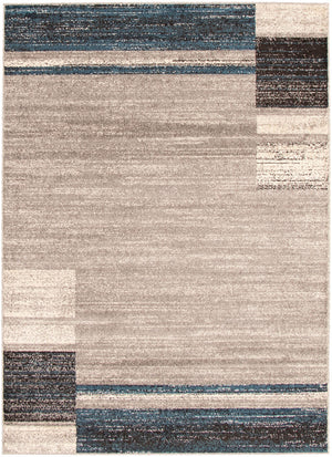 Aya Grey-Blue Area Rug - 3'11