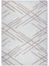 Ker Cream Lines 4x6 Area Rug