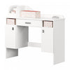 Tiara Medium Makeup Desk - Pure White