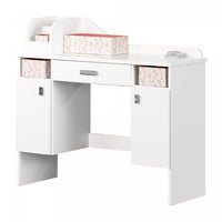 Tiara Medium Makeup Desk - Pure White 