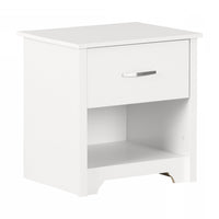 Fusion 1-Drawer Nightstand - Pure White 