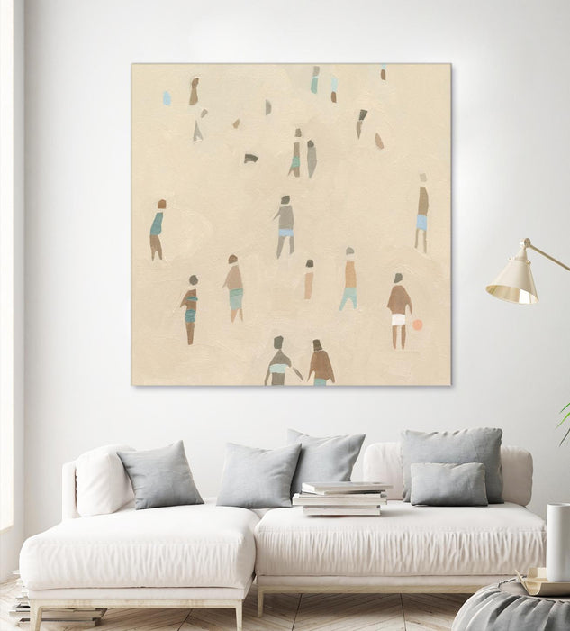 \"Beach Goer Iv\" Giant Art 54x54 Wall Art